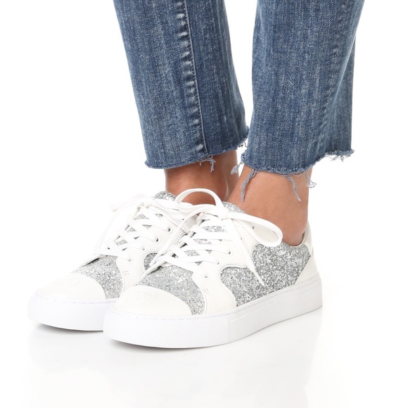 tory burch glitter sneakers